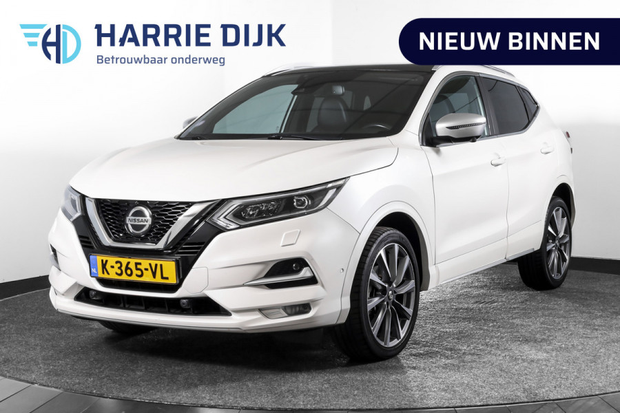 Nissan QASHQAI 1.3 DIG-T 160 PK Tekna + - Automaat | Pano | Adapt. Cruise | Stoel-+Voorruitverw. | NAV+App. Connect | ECC | Afn. Trekhaak | Bose | LM 19" |