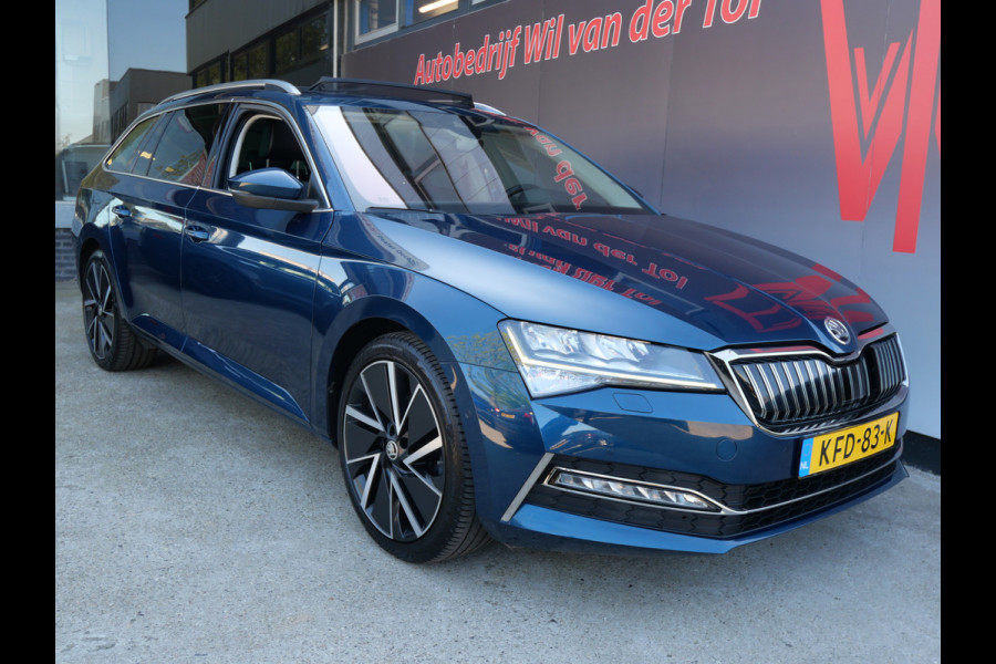 Škoda Superb Combi 1.4 TSI iV STYLE BUSINESS | PANORAMA | LEER | TREKHAAK | PHEV | BTW-AUTO | SOH 85%!!