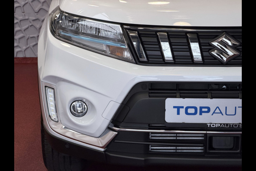 Suzuki Vitara 1.4 BOOSTERJET 07/25 NIEUWSTAAT HYBRID STYLE PANORAMA SCHUIFDAK LEER CARPLAY NAVI CAMERA PDC STOELVERW.
