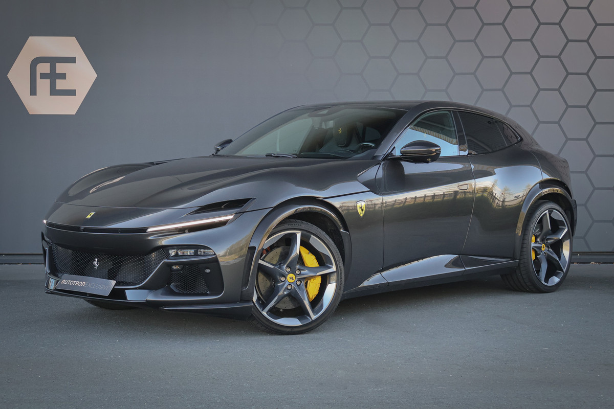 Ferrari Purosangue 6.5 V12 | NEW | INCL. VAT/BPM | NO REGISTRATION | 135K OPTIONS | CARBON WHEELHOUSE, R+F DIFFUSERS, UNDERDOOR, MIRRORS, DOORPANEL MASSAGE REAR SEATS | FULL LEATHER PACK | DIGITAL REAR VIEW CAMERA | PRIVACY GLASS | REAR SEATS COOLED/HEATED | BURMESTER HIGH END AUDIO | ACTIVE MATRIX LED HEADLIGHTS | VAT REF. |