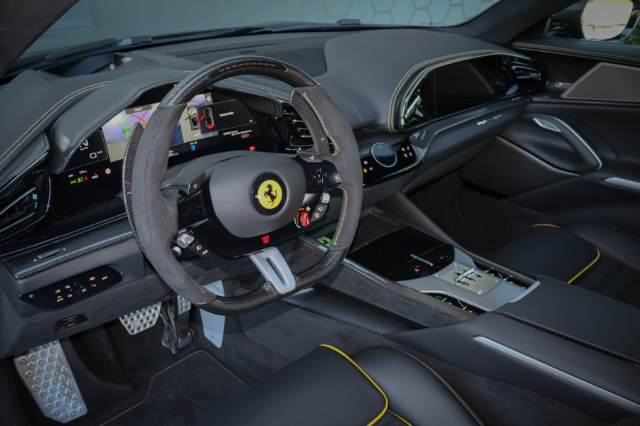 Ferrari Purosangue 6.5 V12 | NEW | INCL. VAT/BPM | NO REGISTRATION | 135K OPTIONS | CARBON WHEELHOUSE, R+F DIFFUSERS, UNDERDOOR, MIRRORS, DOORPANEL MASSAGE REAR SEATS | FULL LEATHER PACK | DIGITAL REAR VIEW CAMERA | PRIVACY GLASS | REAR SEATS COOLED/HEATED | BURMESTER HIGH END AUDIO | ACTIVE MATRIX LED HEADLIGHTS | VAT REF. |