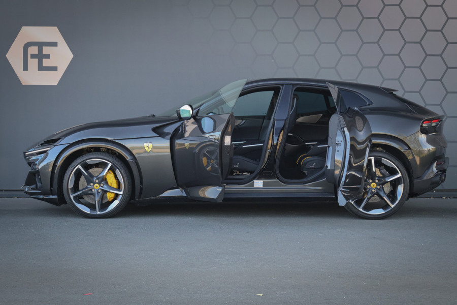 Ferrari Purosangue 6.5 V12 | NEW | INCL. VAT/BPM | NO REGISTRATION | 135K OPTIONS | CARBON WHEELHOUSE, R+F DIFFUSERS, UNDERDOOR, MIRRORS, DOORPANEL MASSAGE REAR SEATS | FULL LEATHER PACK | DIGITAL REAR VIEW CAMERA | PRIVACY GLASS | REAR SEATS COOLED/HEATED | BURMESTER HIGH END AUDIO | ACTIVE MATRIX LED HEADLIGHTS | VAT REF. |