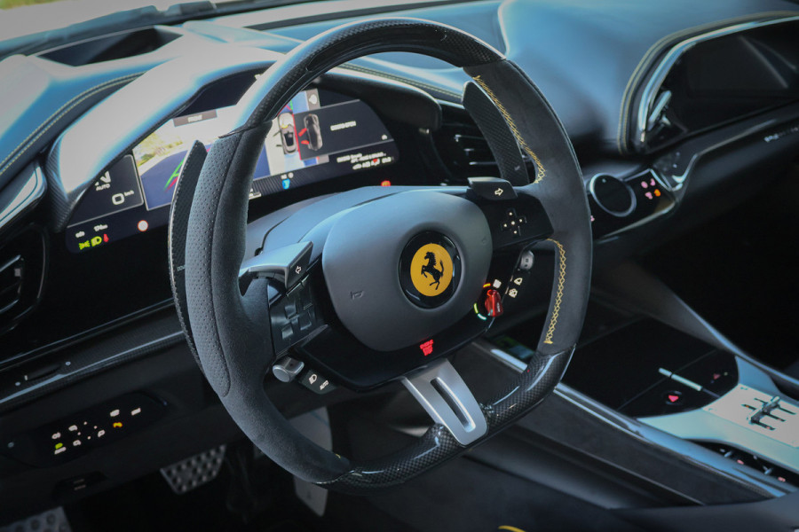 Ferrari Purosangue 6.5 V12 | NEW | INCL. VAT/BPM | NO REGISTRATION | 135K OPTIONS | CARBON WHEELHOUSE, R+F DIFFUSERS, UNDERDOOR, MIRRORS, DOORPANEL MASSAGE REAR SEATS | FULL LEATHER PACK | DIGITAL REAR VIEW CAMERA | PRIVACY GLASS | REAR SEATS COOLED/HEATED | BURMESTER HIGH END AUDIO | ACTIVE MATRIX LED HEADLIGHTS | VAT REF. |