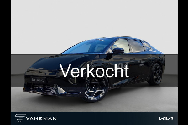 Kia EV4 Fastback GT-PlusLine 81.4 kWh | Dodehoekcamera | Stoelventilatie | Pano | 360 Camera | HUD |