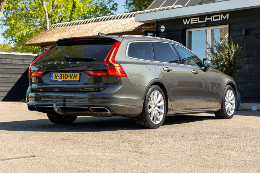 Volvo V90 2.0 T8 AWD Inscription I 91% I Btw I Luxe Leder I Trekhaak I Phine grey I