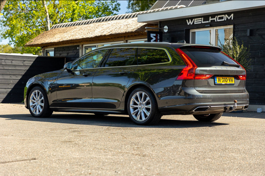 Volvo V90 2.0 T8 AWD Inscription I 91% I Btw I Luxe Leder I Trekhaak I Phine grey I