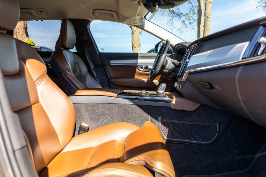 Volvo V90 2.0 T8 AWD Inscription I 91% I Btw I Luxe Leder I Trekhaak I Phine grey I