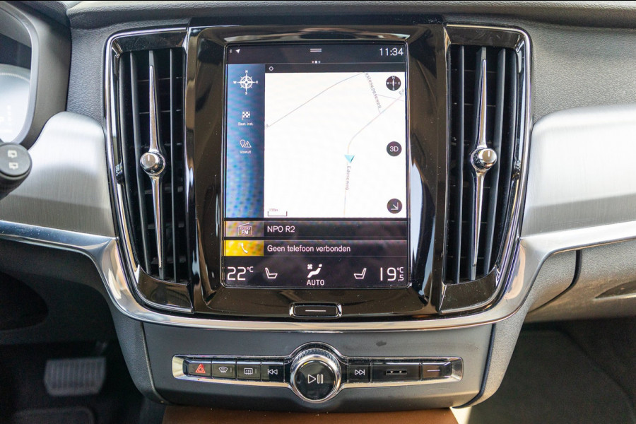 Volvo V90 2.0 T8 AWD Inscription I 91% I Btw I Luxe Leder I Trekhaak I Phine grey I