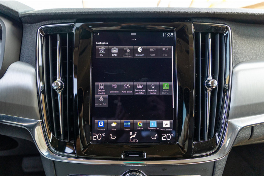 Volvo V90 2.0 T8 AWD Inscription I 91% I Btw I Luxe Leder I Trekhaak I Phine grey I