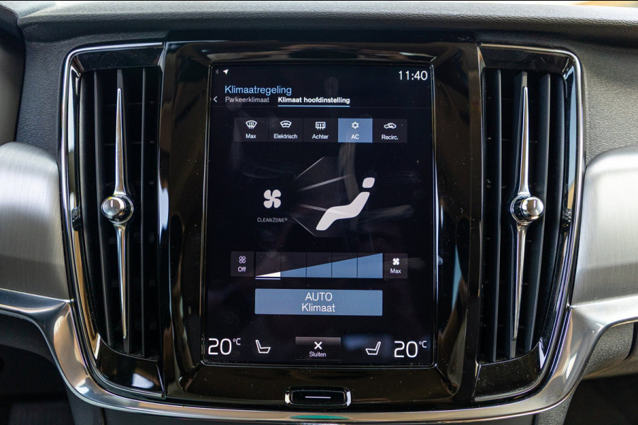 Volvo V90 2.0 T8 AWD Inscription I 91% I Btw I Luxe Leder I Trekhaak I Phine grey I