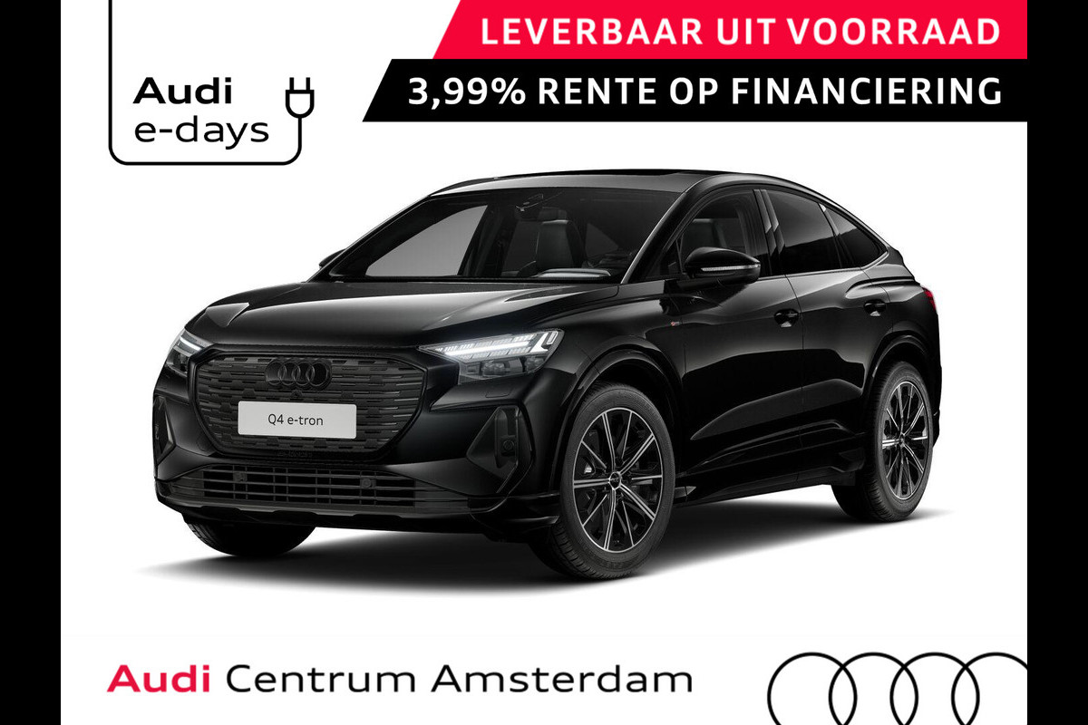 Audi Q4 Sportback e-tron 45 S edition Competition 82 kWh 286 pk | Assistentiepakket plus | Comfortpakket plus | Glazen panoramadak | Lichtpakket plus ambient light |
