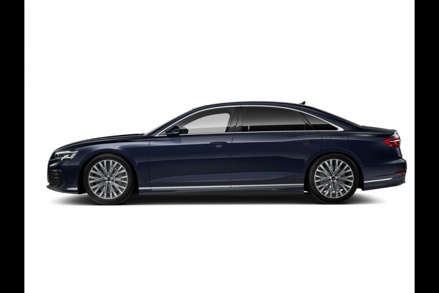 Audi A8 60 TFSI e quattro Lang 462pk | Komt begin juni binnen | Panoramadak | Ventilatie + massage voor en achter | HUD | Luchtvering