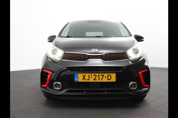 Kia Picanto 1.0 T-GDI GT-Line Leder Keyless Navigatie Apple Carplay/Android Auto Stoelverwarming Lichtmetalen Velgen Cruise Control Climate Control Camera Parkeer sensoren Bluetooth