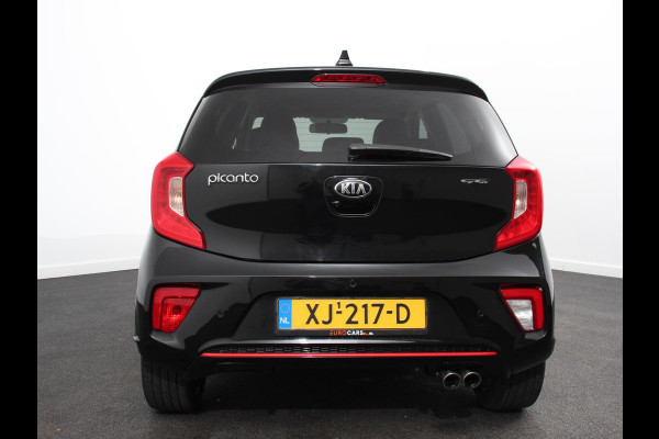 Kia Picanto 1.0 T-GDI GT-Line Leder Keyless Navigatie Apple Carplay/Android Auto Stoelverwarming Lichtmetalen Velgen Cruise Control Climate Control Camera Parkeer sensoren Bluetooth