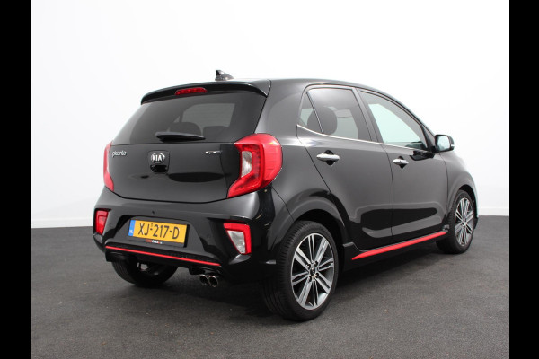 Kia Picanto 1.0 T-GDI GT-Line Leder Keyless Navigatie Apple Carplay/Android Auto Stoelverwarming Lichtmetalen Velgen Cruise Control Climate Control Camera Parkeer sensoren Bluetooth
