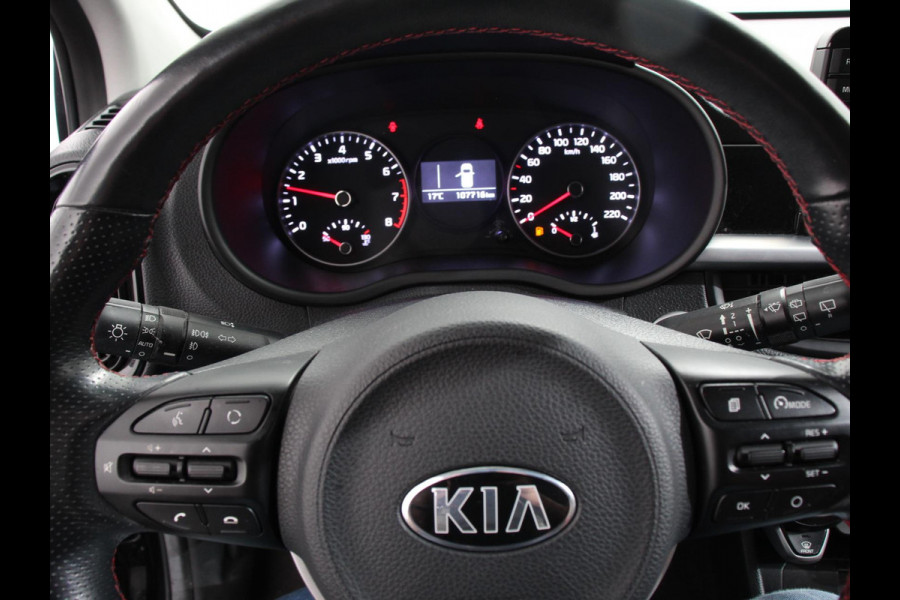 Kia Picanto 1.0 T-GDI GT-Line Leder Keyless Navigatie Apple Carplay/Android Auto Stoelverwarming Lichtmetalen Velgen Cruise Control Climate Control Camera Parkeer sensoren Bluetooth