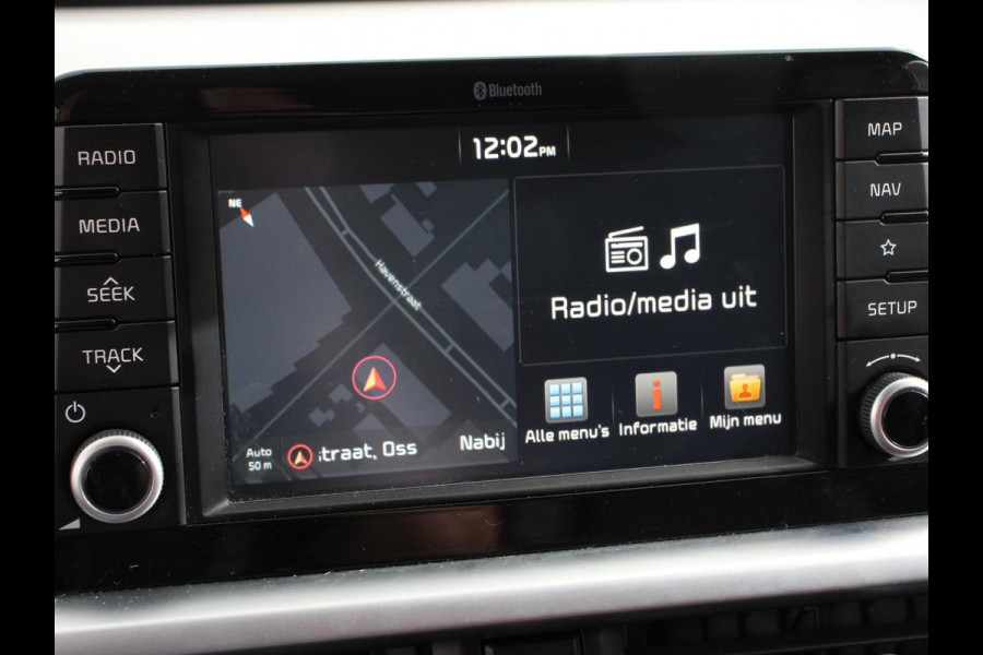 Kia Picanto 1.0 T-GDI GT-Line Leder Keyless Navigatie Apple Carplay/Android Auto Stoelverwarming Lichtmetalen Velgen Cruise Control Climate Control Camera Parkeer sensoren Bluetooth