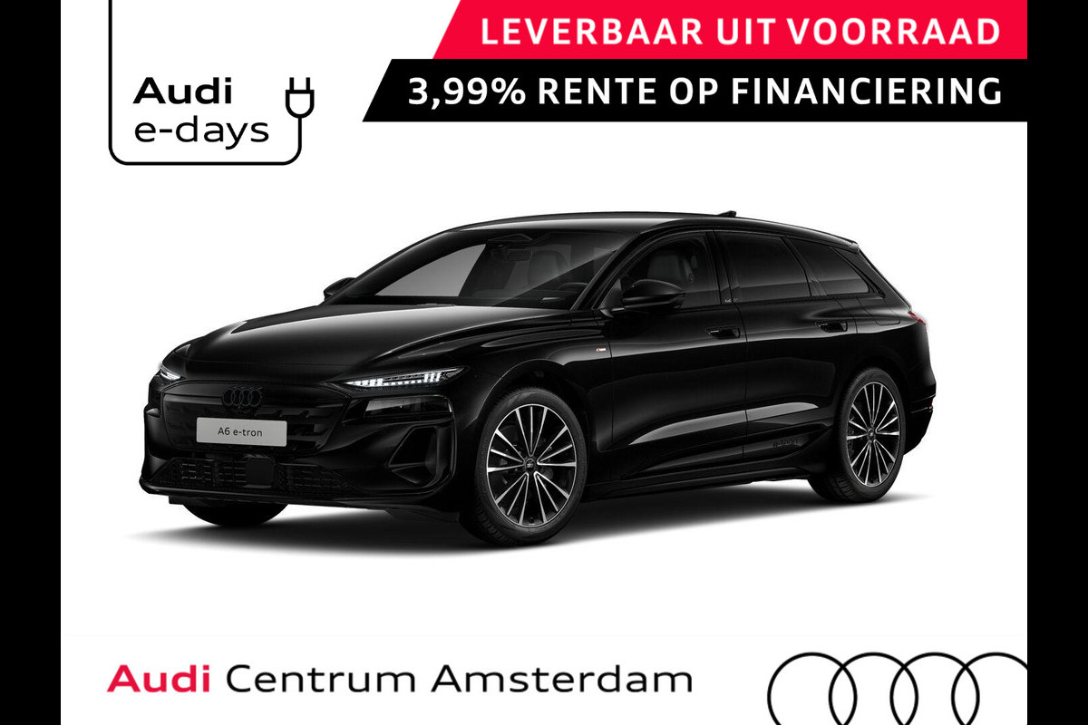Audi A6 Avant e-tron S edition 83 kWh 286 pk | Trekhaak, elektr. wegklapbaar | Sportstoel leder zwart | Optiekpakket zwart-glanzend | Privacy glas |