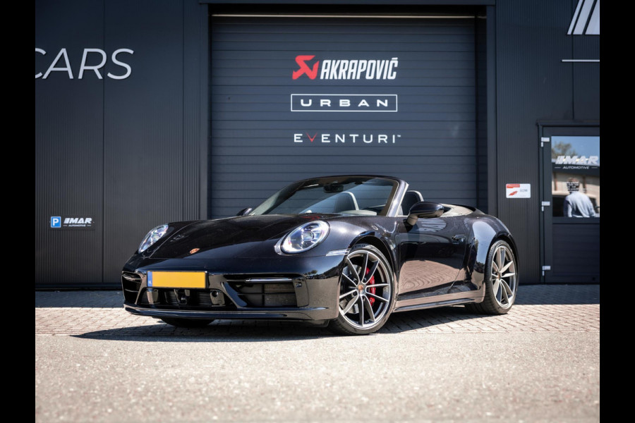 Porsche 911 Cabrio 3.0 Carrera 4 S | Akrapovic | Burmester | Lift | Full Option | Sport Chrono | Stoel ventilatie en verwarming |