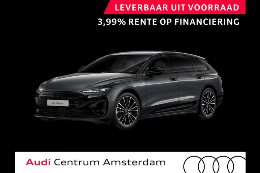 Audi A6 Avant e-tron S edition 83 kWh 286 pk | Sportstoel leder zwart | Trekhaak, elektr. wegklapbaar | Optiekpakket zwart-glanzend | Privacy glas |