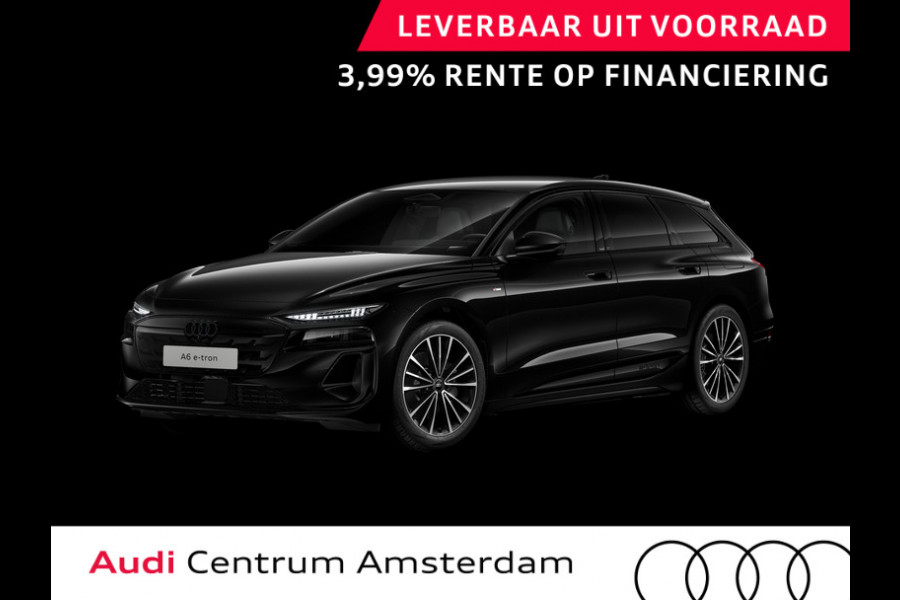 Audi A6 Avant e-tron S edition 83 kWh 286 pk | Optiekpakket zwart-glanzend | Sportstoel leder zwart | Privacy glas | Trekhaak, elektr. wegklapbaar |