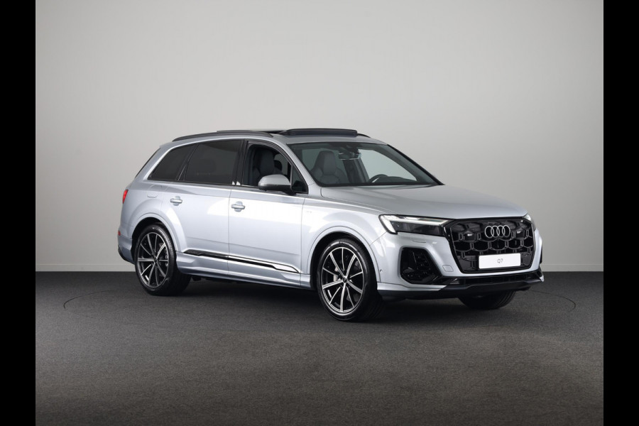 Audi Q7 Pro Line S 55 TFSI e 394 pk | Bang & Olufsen Premium 3D | Glazen panoramadak | Vierwielbesturing | Sportstoelen plus voorin |