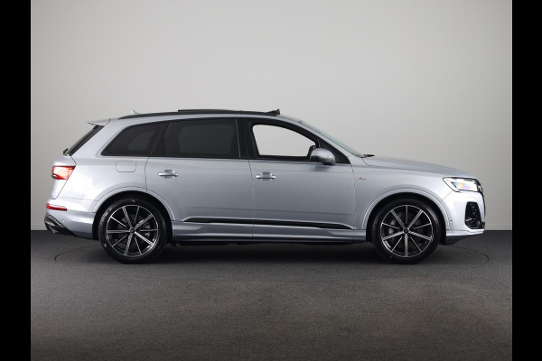 Audi Q7 Pro Line S 55 TFSI e 394 pk | Bang & Olufsen Premium 3D | Glazen panoramadak | Vierwielbesturing | Sportstoelen plus voorin |