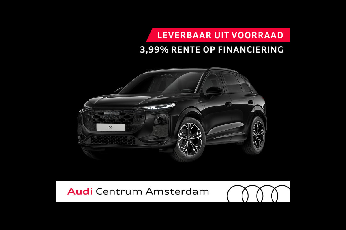 Audi Q3 S edition e-hybrid 272 pk | Techniekpakket plus | Optiekpakket zwart-glanzend | Funktioneel pakket 2 | Privacy glas |