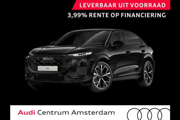 Audi Q3 Sportback S edition e-hybrid 272 pk | Techniekpakket plus | Panorama-glasdak | Optiekpakket zwart-glanzend | Funktioneel pakket 2 |