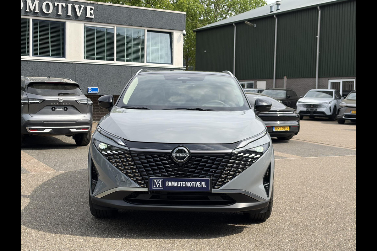 Nissan QASHQAI 1.3 MHEV Xtronic N-Connecta FABRIEKSGARANTIE| STOEL + STUURVERWARMING| VOORRUITVERWARMING| ELEKTRISCHE ACHTERKLEP| HEAD-UP DISPLAY| PANORAMADAK| ADAPTIVE CRUISE CONTROL| DODE HOEK SENSOR| 360 CAMERA|