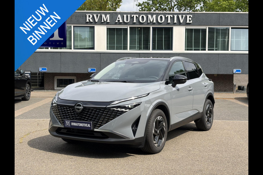 Nissan QASHQAI 1.3 MHEV Xtronic N-Connecta FABRIEKSGARANTIE| STOEL + STUURVERWARMING| VOORRUITVERWARMING| ELEKTRISCHE ACHTERKLEP| HEAD-UP DISPLAY| PANORAMADAK| ADAPTIVE CRUISE CONTROL| DODE HOEK SENSOR| 360 CAMERA|