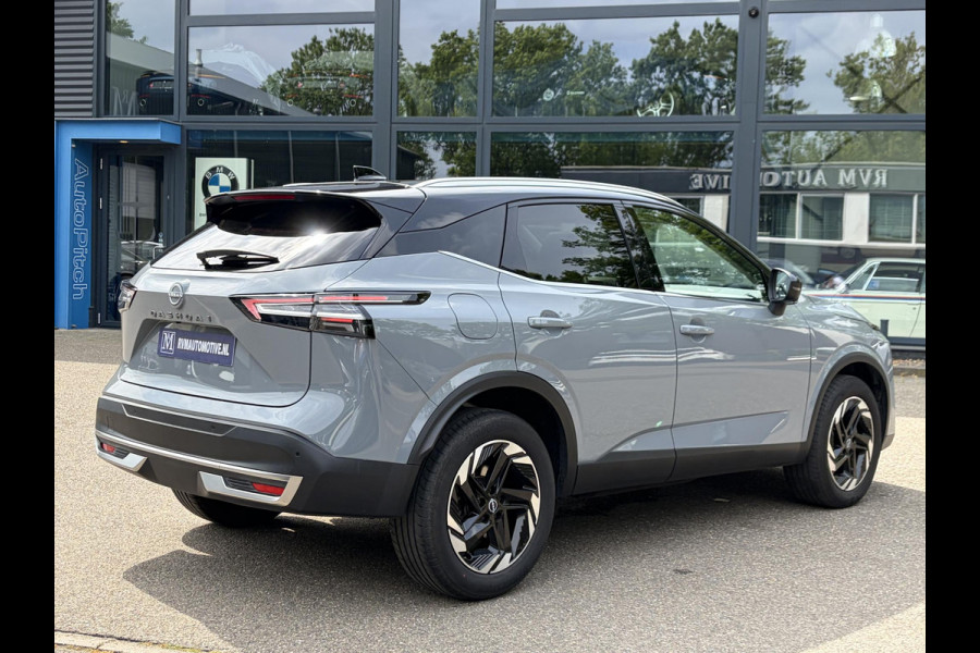 Nissan QASHQAI 1.3 MHEV Xtronic N-Connecta FABRIEKSGARANTIE| STOEL + STUURVERWARMING| VOORRUITVERWARMING| ELEKTRISCHE ACHTERKLEP| HEAD-UP DISPLAY| PANORAMADAK| ADAPTIVE CRUISE CONTROL| DODE HOEK SENSOR| 360 CAMERA|