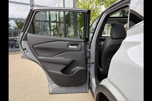 Nissan QASHQAI 1.3 MHEV Xtronic N-Connecta FABRIEKSGARANTIE| STOEL + STUURVERWARMING| VOORRUITVERWARMING| ELEKTRISCHE ACHTERKLEP| HEAD-UP DISPLAY| PANORAMADAK| ADAPTIVE CRUISE CONTROL| DODE HOEK SENSOR| 360 CAMERA|