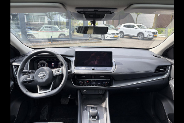 Nissan QASHQAI 1.3 MHEV Xtronic N-Connecta FABRIEKSGARANTIE| STOEL + STUURVERWARMING| VOORRUITVERWARMING| ELEKTRISCHE ACHTERKLEP| HEAD-UP DISPLAY| PANORAMADAK| ADAPTIVE CRUISE CONTROL| DODE HOEK SENSOR| 360 CAMERA|