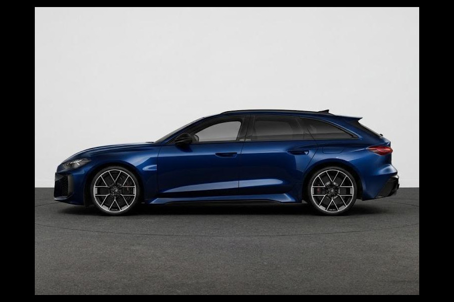 Audi RS5 Avant Avant e-hybrid 470 kW 639 pk | Audi Sportpakket | Mugelloblau Perl | Panorama-glasdak | Head-up display |