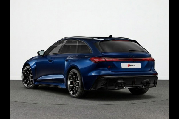 Audi RS5 Avant Avant e-hybrid 470 kW 639 pk | Audi Sportpakket | Mugelloblau Perl | Panorama-glasdak | Head-up display |