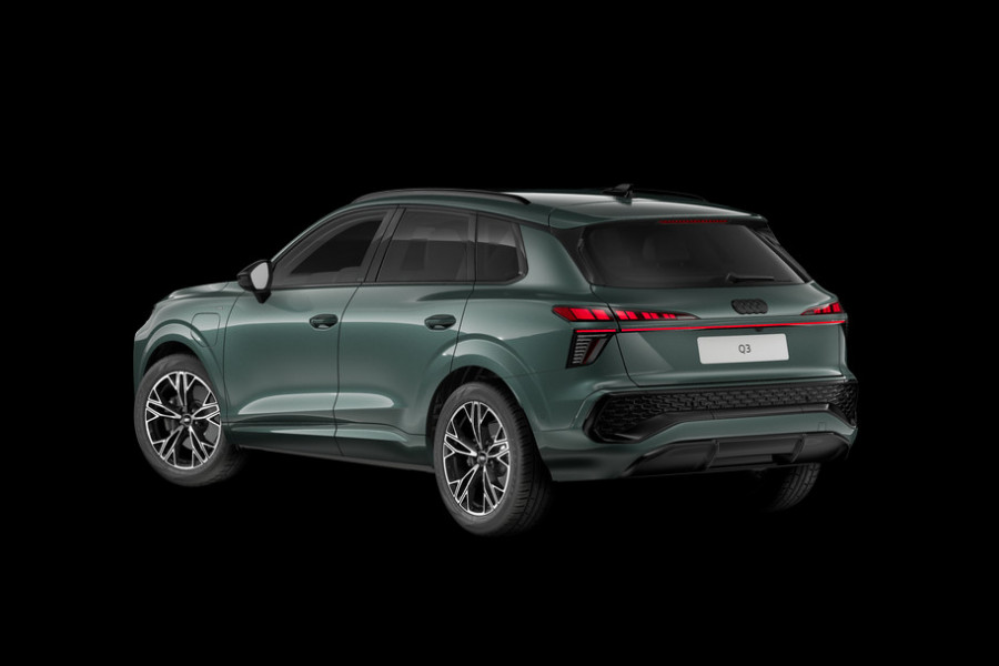Audi Q3 S edition e-hybrid 272 pk | Techniekpakket plus | Panorama-glasdak | Optiekpakket zwart-glanzend | Sportstoelen zwart leder |