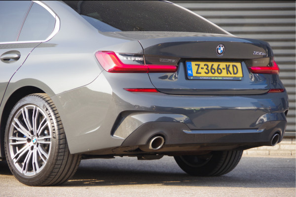 BMW 3-serie 330e M-SPORT SCHUIFDAK, INDIVIDUAL LEDER, LASER, HUD, HARMAN/KARDON, ADAPT. CRUISE, SPORTSTOELEN, DRAVIT GRAU