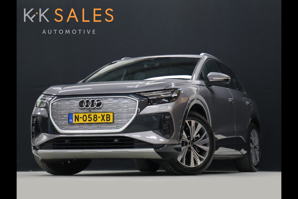 Audi Q4 e-tron 40 Launch edition Advanced Plus 77 kWh [TREKHAAK ELEKTRISCH UITKLAPBAAR, APPLE CARPLAY, ANDROID, SONOS AUDIO, STOELVERWARMING, ADAPTIVE CRUISE, CAMERA, CLIMATE, NIEUWSTAAT]