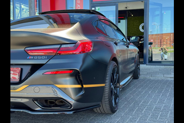 BMW 8 Serie Gran Coupé M850i xDrive High Executive Golden Thunder Edition Vol | Panorama | Bower & Wilkins |3D Camera | Softclose
