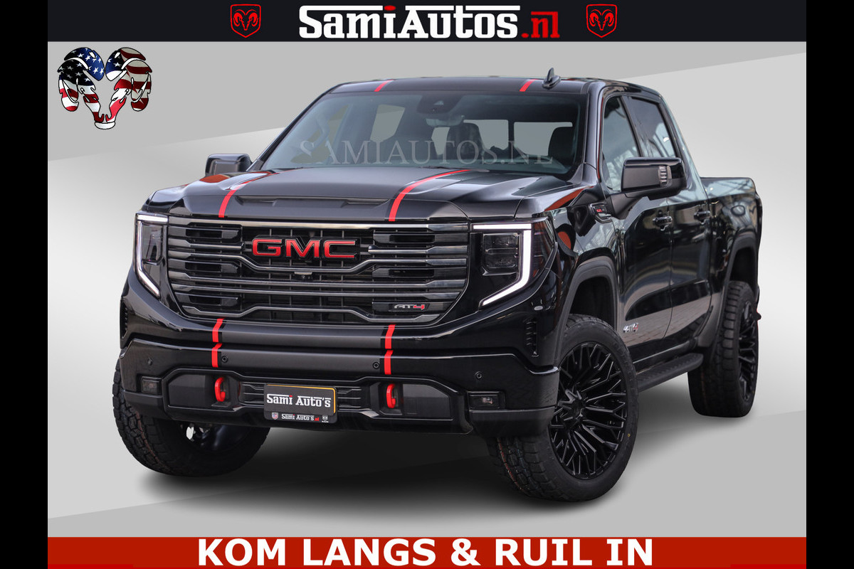 GMC Sierra AT4 6.2 V8 4X4 | VIRTUAL COCKPIT | LPG | HUD | BOM VOL | DC | RAM DEALER NEDERLAND | Dubbele Cabine met Royale 5 Zitplaatsen | BPM vrij | Nu Leverbaar uit Voorraad | Voorraad Nr 261530 |