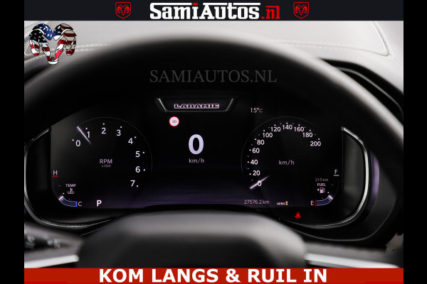 Dodge Ram NIGHT PREMIUM | 426PK | STRIPING | LUCHTVERING | HUD | PANO | 360 CAM | Full Option | LIMITED WHEELS | De Meest Luxe Pick-Up in  Comfortabele Dubbele Cabine met Royale 5 Zitplaatsen | EERSTE EIGENAAR | SMOKE PACK | BOM VOL |