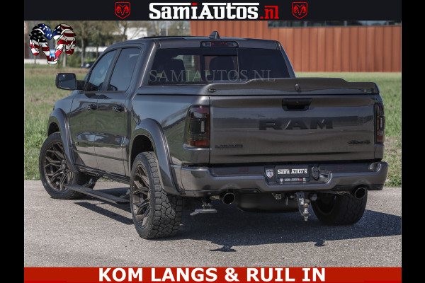 Dodge Ram HULK PACK | 360 CAMERA | ADAPTIVE CRUSE | PANODAK | VOLLE UITVOERING | LARAMIE NIGHT | 5.7 V8 HEMI 402PK 4x4 | CREWCAB 5 PERSOONS | GRIJSKENTEKEN | Granite Crystal Metallic Mijn Voorraad Nr 1998 - 24130
