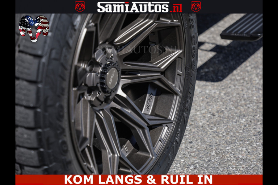 Dodge Ram HULK PACK | 360 CAMERA | ADAPTIVE CRUSE | PANODAK | VOLLE UITVOERING | LARAMIE NIGHT | 5.7 V8 HEMI 402PK 4x4 | CREWCAB 5 PERSOONS | GRIJSKENTEKEN | Granite Crystal Metallic Mijn Voorraad Nr 1998 - 24130