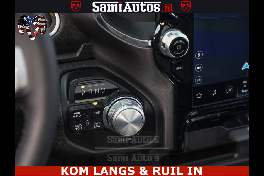 Dodge Ram HULK PACK | 360 CAMERA | ADAPTIVE CRUSE | PANODAK | VOLLE UITVOERING | LARAMIE NIGHT | 5.7 V8 HEMI 402PK 4x4 | CREWCAB 5 PERSOONS | GRIJSKENTEKEN | Granite Crystal Metallic Mijn Voorraad Nr 1998 - 24130