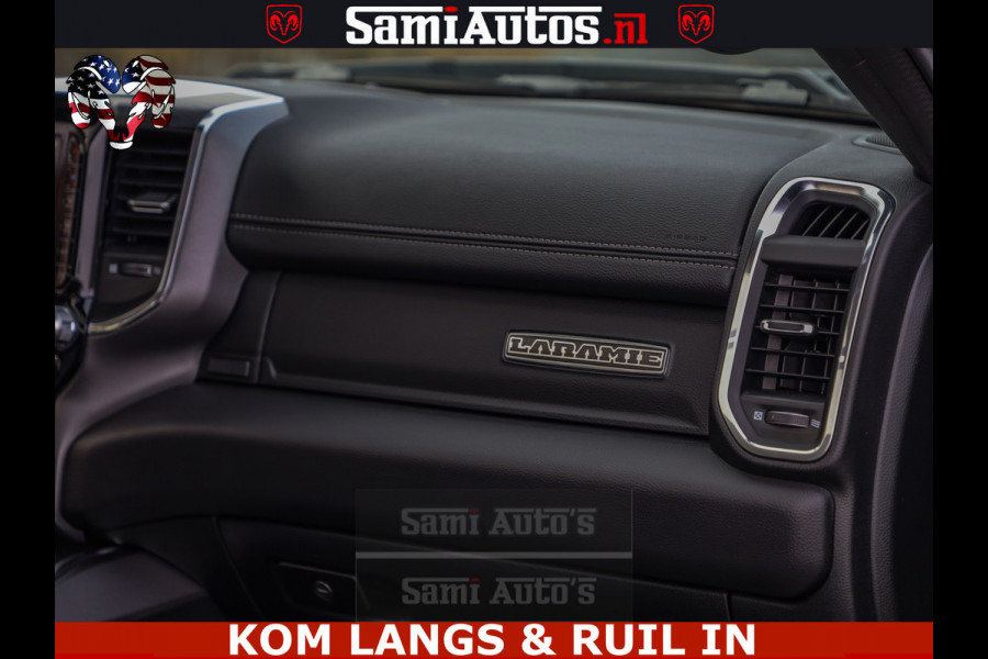 Dodge Ram HULK PACK | 360 CAMERA | ADAPTIVE CRUSE | PANODAK | VOLLE UITVOERING | LARAMIE NIGHT | 5.7 V8 HEMI 402PK 4x4 | CREWCAB 5 PERSOONS | GRIJSKENTEKEN | Granite Crystal Metallic Mijn Voorraad Nr 1998 - 24130