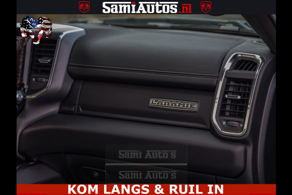 Dodge Ram HULK PACK | 360 CAMERA | ADAPTIVE CRUSE | PANODAK | VOLLE UITVOERING | LARAMIE NIGHT | 5.7 V8 HEMI 402PK 4x4 | CREWCAB 5 PERSOONS | GRIJSKENTEKEN | Granite Crystal Metallic Mijn Voorraad Nr 1998 - 24130