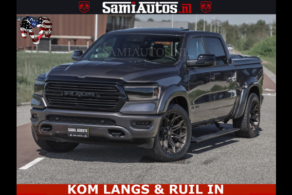 Dodge Ram HULK PACK | 360 CAMERA | ADAPTIVE CRUSE | PANODAK | VOLLE UITVOERING | LARAMIE NIGHT | 5.7 V8 HEMI 402PK 4x4 | CREWCAB 5 PERSOONS | GRIJSKENTEKEN | Granite Crystal Metallic Mijn Voorraad Nr 1998 - 24130