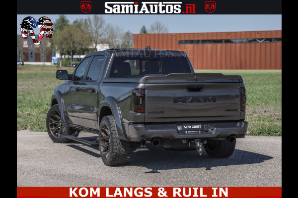 Dodge Ram HULK PACK | 360 CAMERA | ADAPTIVE CRUSE | PANODAK | VOLLE UITVOERING | LARAMIE NIGHT | 5.7 V8 HEMI 402PK 4x4 | CREWCAB 5 PERSOONS | GRIJSKENTEKEN | Granite Crystal Metallic Mijn Voorraad Nr 1998 - 24130