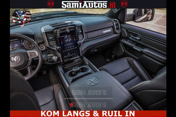Dodge Ram HULK PACK | 360 CAMERA | ADAPTIVE CRUSE | PANODAK | VOLLE UITVOERING | LARAMIE NIGHT | 5.7 V8 HEMI 402PK 4x4 | CREWCAB 5 PERSOONS | GRIJSKENTEKEN | Granite Crystal Metallic Mijn Voorraad Nr 1998 - 24130